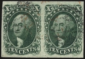 Sale 967, Lot 4100, 1851-56 Issue (Scott 5-17)