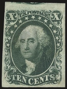 Sale 967, Lot 4101, 1851-56 Issue (Scott 5-17)