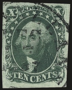 Sale 967, Lot 4102, 1851-56 Issue (Scott 5-17)