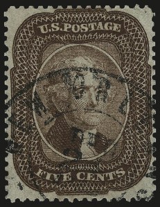 Sale 967, Lot 4131, 1857-60 Issue (Scott 18-39)