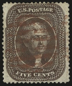 Sale 967, Lot 4137, 1857-60 Issue (Scott 18-39)