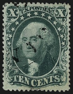 Sale 967, Lot 4140, 1857-60 Issue (Scott 18-39)