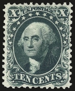 Sale 967, Lot 4157, 1875 Reprint of 1857-60 Issue (Scott 40-47)