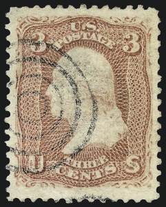 Sale Number 967, Lot Number 4189, 1867-68 Grilled Issue (Scott 79-101), including the 10c Z Grill