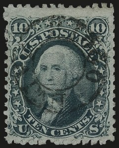 Sale 967, Lot 4199, 1867-68 Grilled Issue (Scott 79-101), including the 10c Z Grill