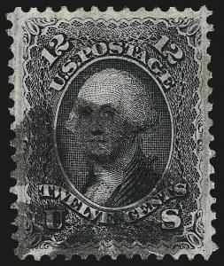 Sale 967, Lot 4208, 1867-68 Grilled Issue (Scott 79-101), including the 10c Z Grill