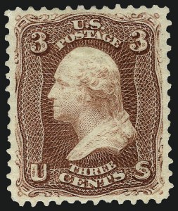 Sale 967, Lot 4215, 1875 Re-Issue of 1861-66 Issue (Scott 102-111)