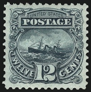 Sale 967, Lot 4256, 1875 Re-Issue of 1869 Pictorial Issue (Scott 123-133a)