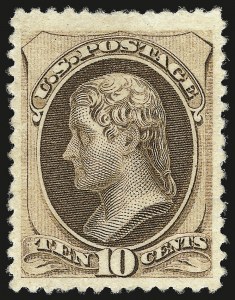 Sale 967, Lot 4300, 1879 American Bank Note Co. Issue (Scott 182-191)