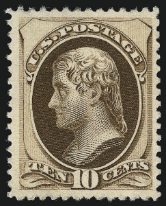 Sale 967, Lot 4302, 1879 American Bank Note Co. Issue (Scott 182-191)