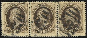 Sale 967, Lot 4303, 1879 American Bank Note Co. Issue (Scott 182-191)