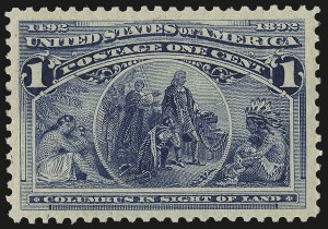 Sale 967, Lot 4350, 1893 Columbian Issue (Scott 230-245)