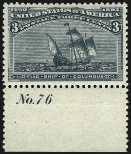 Sale 967, Lot 4356, 1893 Columbian Issue (Scott 230-245)