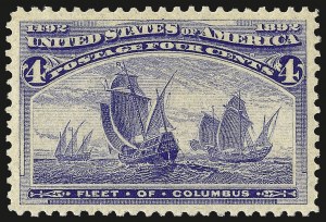 Sale Number 967, Lot Number 4358, 1893 Columbian Issue (Scott 230-245) Sale Number 967, Lot Number 4358, 1893 Columbian Issue (Scott 230-245)