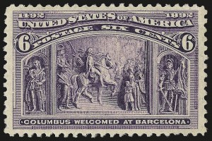 Sale Number 967, Lot Number 4371, 1893 Columbian Issue (Scott 230-245) Sale Number 967, Lot Number 4371, 1893 Columbian Issue (Scott 230-245)