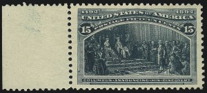 Sale 967, Lot 4384, 1893 Columbian Issue (Scott 230-245)