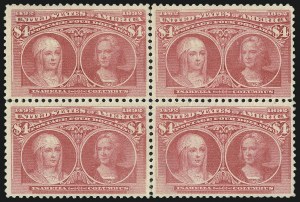 Sale 967, Lot 4415, 1893 Columbian Issue (Scott 230-245)