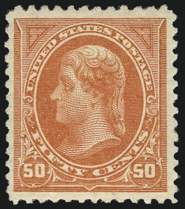 Sale 967, Lot 4427, 1894 Unwatermarked Bureau Issue (Scott 246-263)