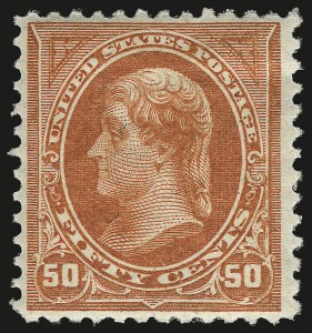 Sale 967, Lot 4428, 1894 Unwatermarked Bureau Issue (Scott 246-263)
