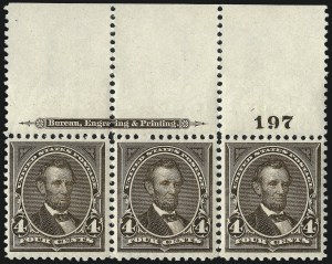 Sale 967, Lot 4435, 1895 Watermarked Bureau Issue (Scott 264-278)