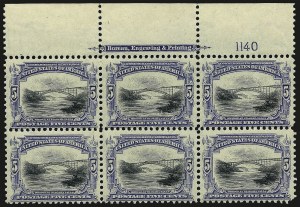 Sale 967, Lot 4502, 1901 Pan-American Issue (Scott 294-299)