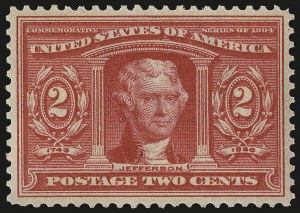 Sale Number 967, Lot Number 4524, 1904 Louisiana Purchase, Jamestown Issues (Scott 323-330)