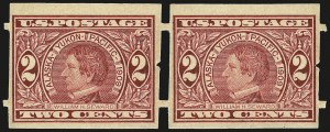 Sale 967, Lot 4532, Private Vending & Affixing Machine Perforations (Attleboro Stamp Co.)