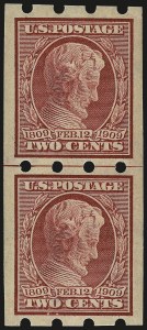 Sale 967, Lot 4538, Private Vending & Affixing Machine Perforations (Brinkerhoff Co.)