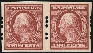 Sale 967, Lot 4548, Private Vending & Affixing Machine Perforations (Farwell Co.)