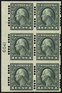 Sale 967, Lot 4552, Private Vending & Affixing Machine Perforations (Farwell Co.)