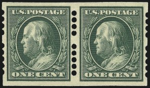 Sale 967, Lot 4555, Private Vending & Affixing Machine Perforations (Farwell Co.)