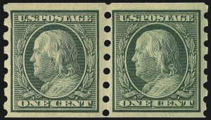 Sale 967, Lot 4572, Private Vending & Affixing Machine Perforations (Mailometer Co.)