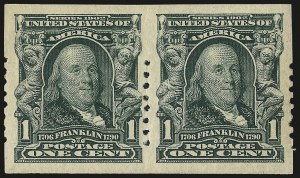 Sale 967, Lot 4582, Private Vending & Affixing Machine Perforations (Schermack Co.)