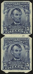 Sale 967, Lot 4608, Private Vending & Affixing Machine Perforations (U.S.A.V.M. Co.)