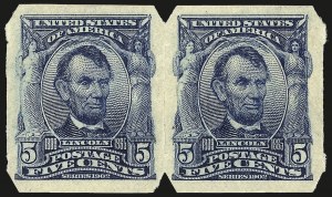 Sale 967, Lot 4613, Private Vending & Affixing Machine Perforations (U.S.A.V.M. Co.)