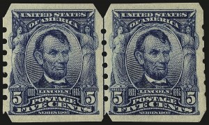 Sale 967, Lot 4618, Private Vending & Affixing Machine Perforations (U.S.A.V.M. Co.)