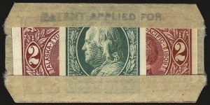 Sale 967, Lot 4625, Private Vending & Affixing Machine Perforations (U.S.A.V.M. Co.)