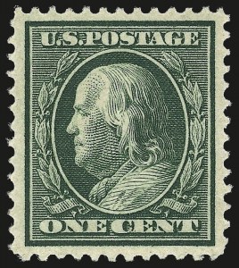 Sale 967, Lot 4652, 1908-10 Washington-Franklin Issues (Scott 331-356)