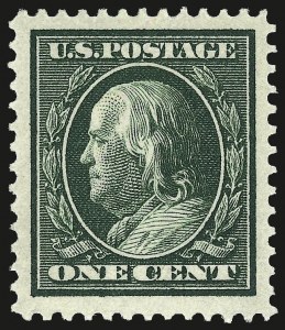 Sale 967, Lot 4653, 1908-10 Washington-Franklin Issues (Scott 331-356)