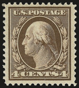 Sale 967, Lot 4657, 1908-10 Washington-Franklin Issues (Scott 331-356)