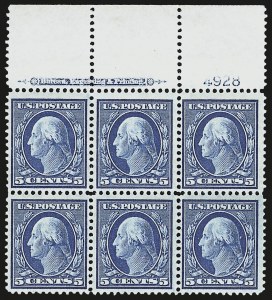 Sale 967, Lot 4659, 1908-10 Washington-Franklin Issues (Scott 331-356)