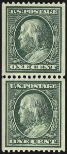 Sale 967, Lot 4673, 1908-10 Washington-Franklin Issues (Scott 331-356)