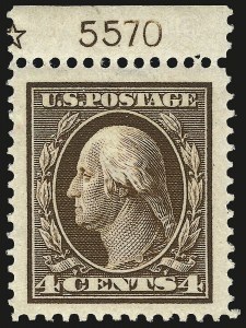 Sale 967, Lot 4709, 1910-13 Washington-Franklin Issue (Scott 374-396)