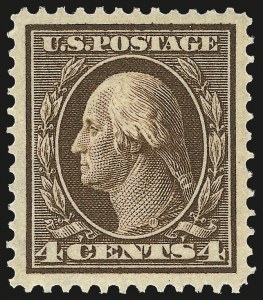 Sale 967, Lot 4710, 1910-13 Washington-Franklin Issue (Scott 374-396)