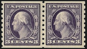 Sale 967, Lot 4721, 1910-13 Washington-Franklin Issue (Scott 374-396)