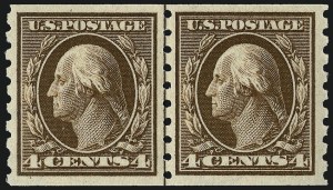 Sale 967, Lot 4724, 1910-13 Washington-Franklin Issue (Scott 374-396)