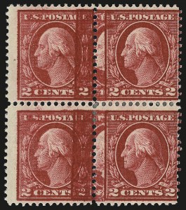 Sale 967, Lot 4733, 1912-14 Washington-Franklin Issue (Scott 405-423)