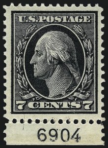 Sale 967, Lot 4735, 1912-14 Washington-Franklin Issue (Scott 405-423)