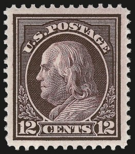Sale 967, Lot 4740, 1912-14 Washington-Franklin Issue (Scott 405-423)