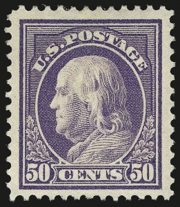 Sale 967, Lot 4746, 1912-14 Washington-Franklin Issue (Scott 405-423)